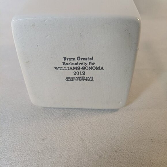 Williams Sonoma Grestel 2012 Ceramic Milk Carton Short White - Picture 3 of 8